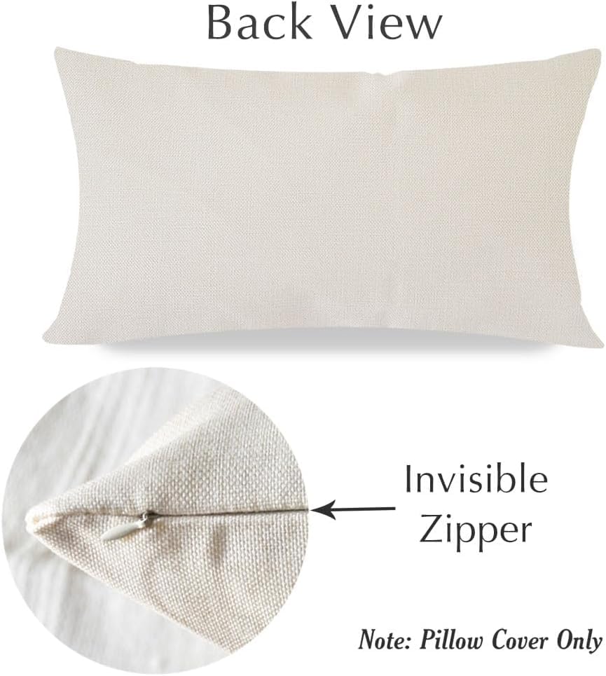 PANDICORN Summer Beach Throw Pillow Covers 12x20 Inch Sayings Sandy Toes and Salty Kisses Nautical Pale Blue Outdoor Decorations Lumbar Decorative Cushion Case for Home Living Room Sofa Couch Decor