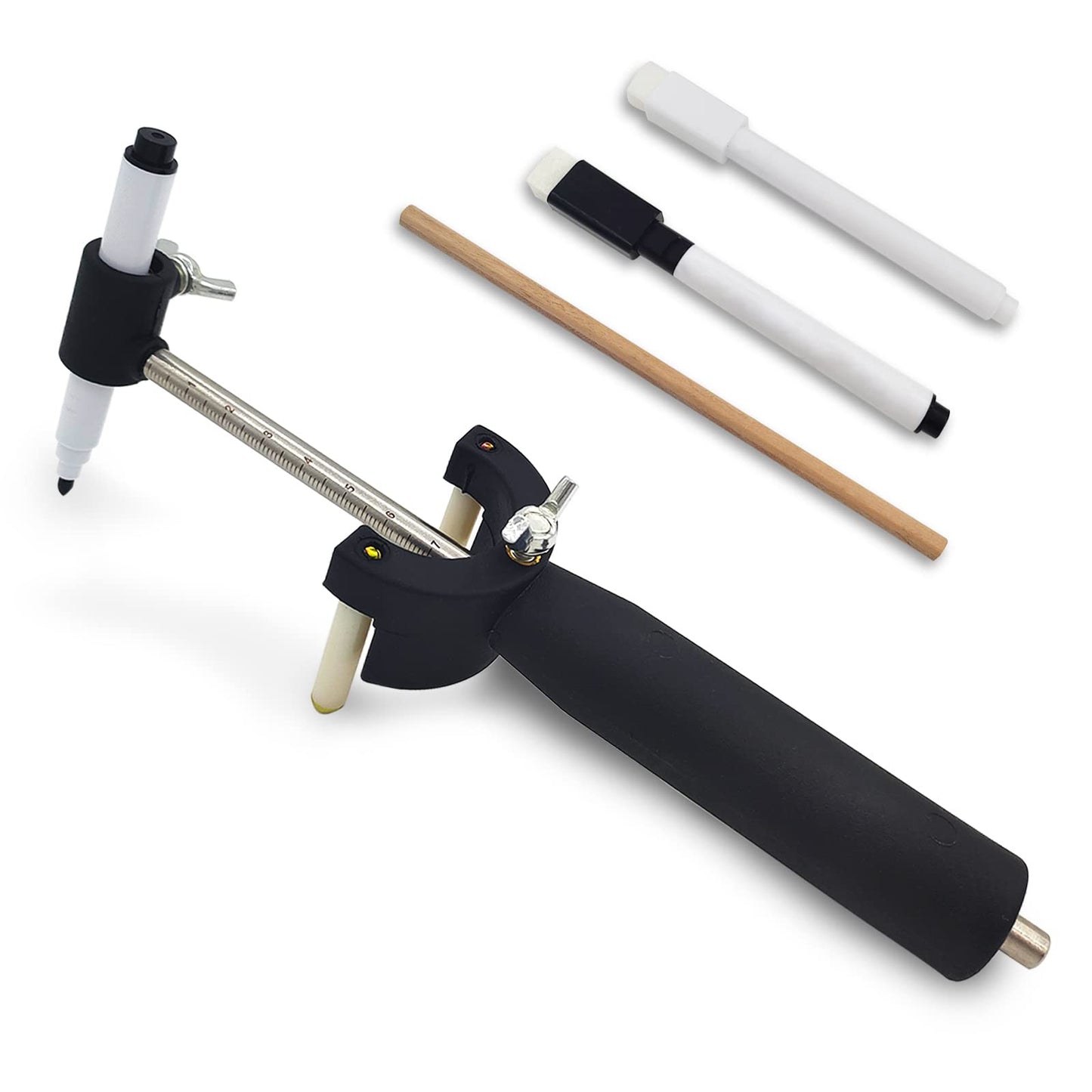 Car Wheel Eyebrow Scriber, Auto Body Line Marker Tool with Scale, Wheel Arch Parallel Scriber for Auto Sheet Metal Dent Repair