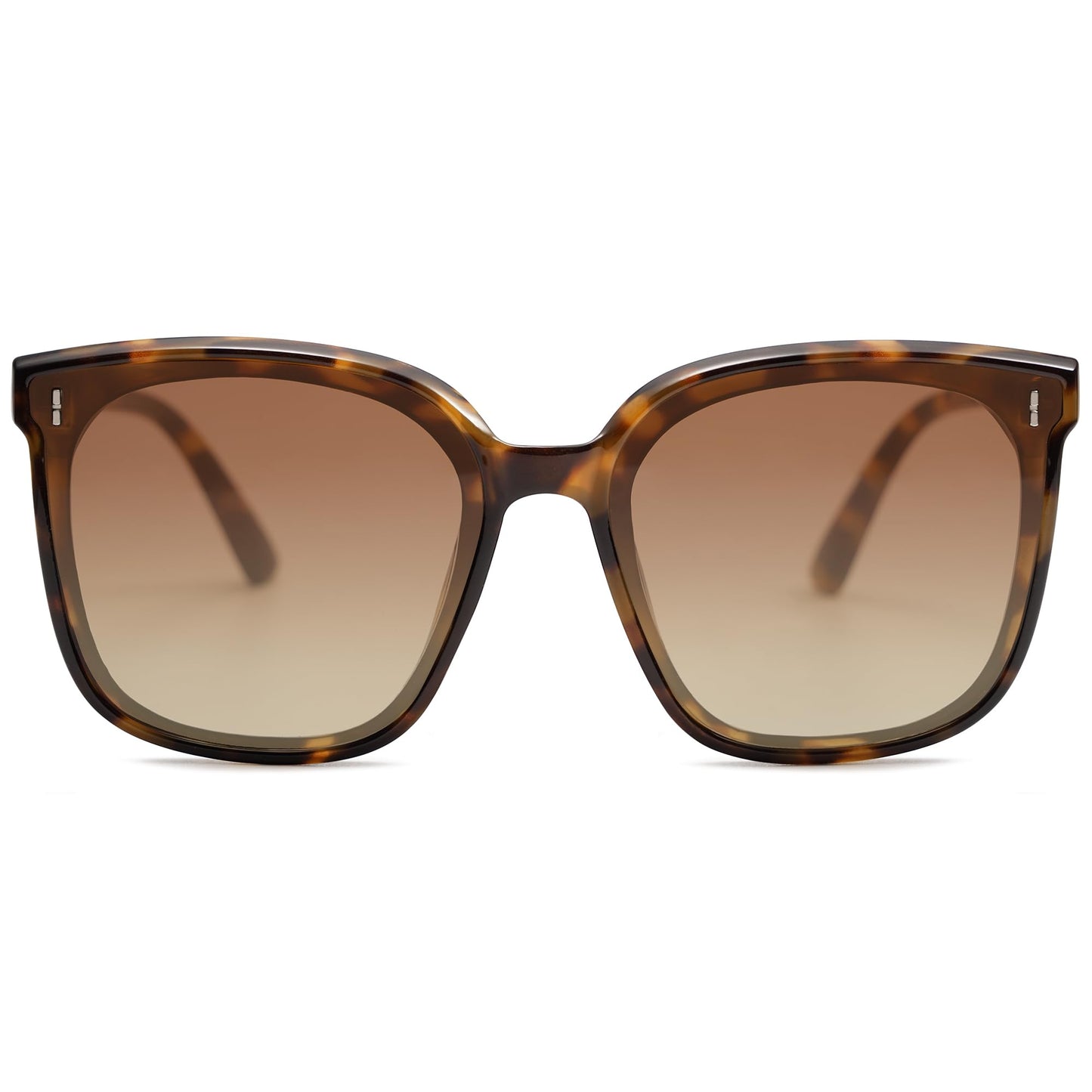 SOJOS Sunglasses for Women Men Vintage Style Shades SJ2157,Brown/Gradient Grey