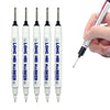 5PCS Long Head Deep Hole Marker Pens, 20mm Deep Reach Markers, Long Nose Marker, Waterproof Construction Markers Marking Tool, Permanent Markers Carpenter Ink Marker Pens, Metal Marking Pen (Colorful)