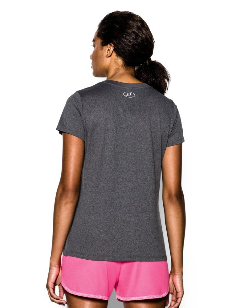 Under Armour Women's UA Tech™ V-Neck SM Gray