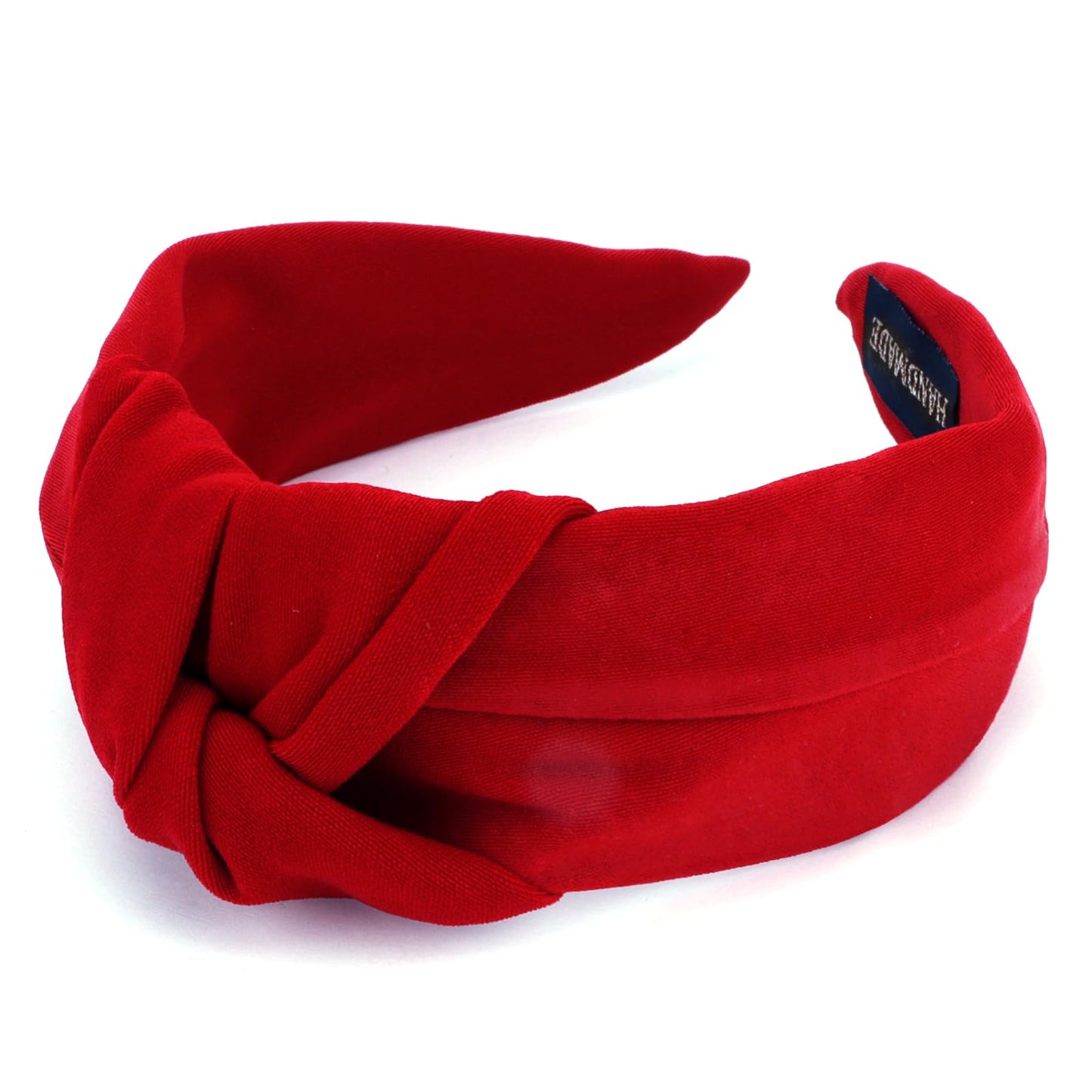 TOBATOBA Red Headband Women Knotted Headband for Women, Top Knot Red Headbands for Girls, Wide Non Slip Fashion Hair Accessories