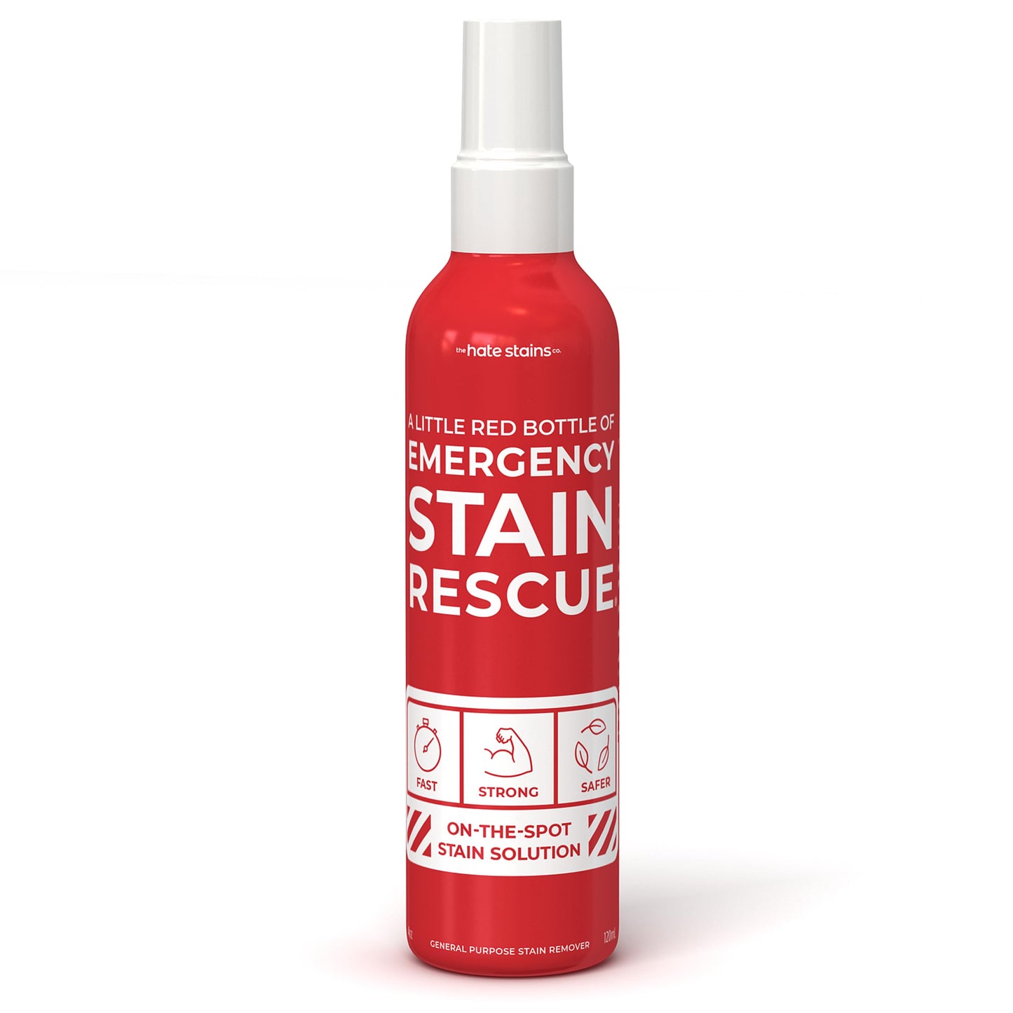 Emergency Stain Rescue Stain Remover Spray – 4oz Laundry Stain Remover for Clothes, Upholstery Fabric, Carpet - Works on Most Blood, Grass, Coffee, Mud, Grease & Oil