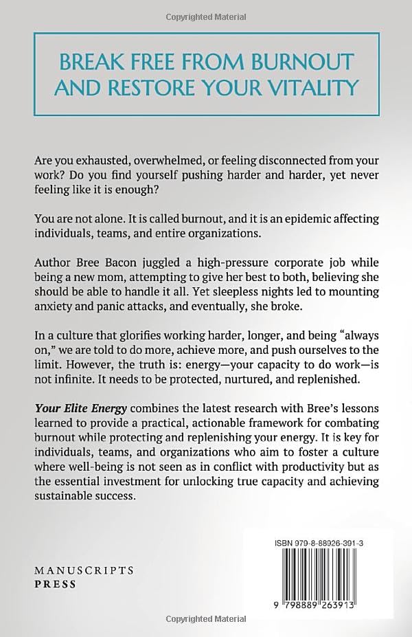 Your Elite Energy: A Blueprint to Break Free from Burnout and Restore Your Vitality