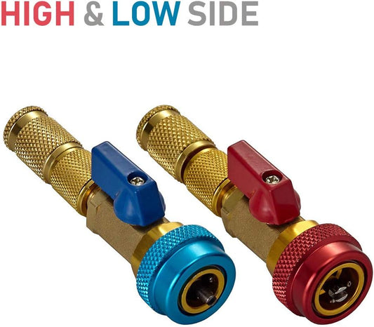 Lichamp Automotive AC R134A R1234YF Valve Core Remover and Installer Tool Set, for Standard and JRA Valve Core Couplers