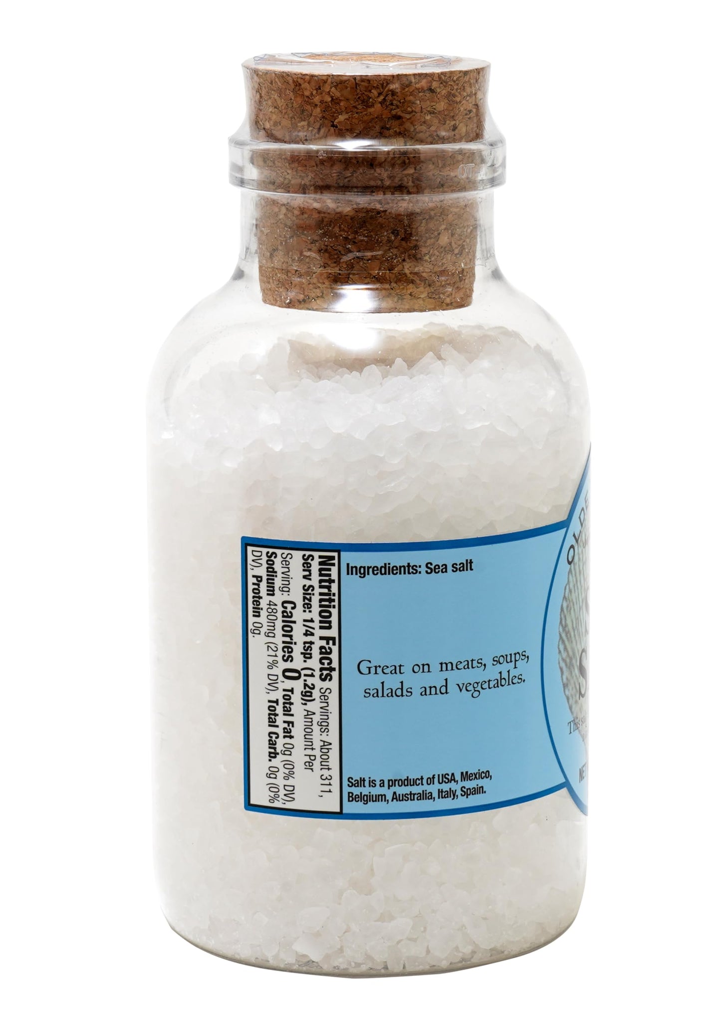 Olde Thompson Sea Salt, Coarse Grain, Refill For Salt Grinders, 13.2 Ounce
