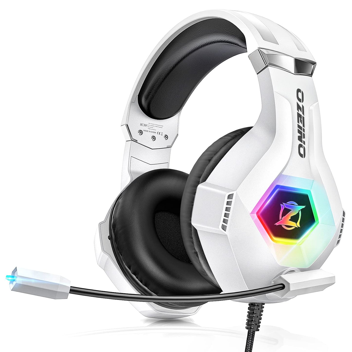 Gaming Headset for PC, Ps4, Ps5, Xbox Headset with 7.1 Surround Sound, Gaming Headphones with Noise Cancelling Mic, Over Ear Headphones for Switch, GEM Box, Atari 2600 System, Sega Game Gear
