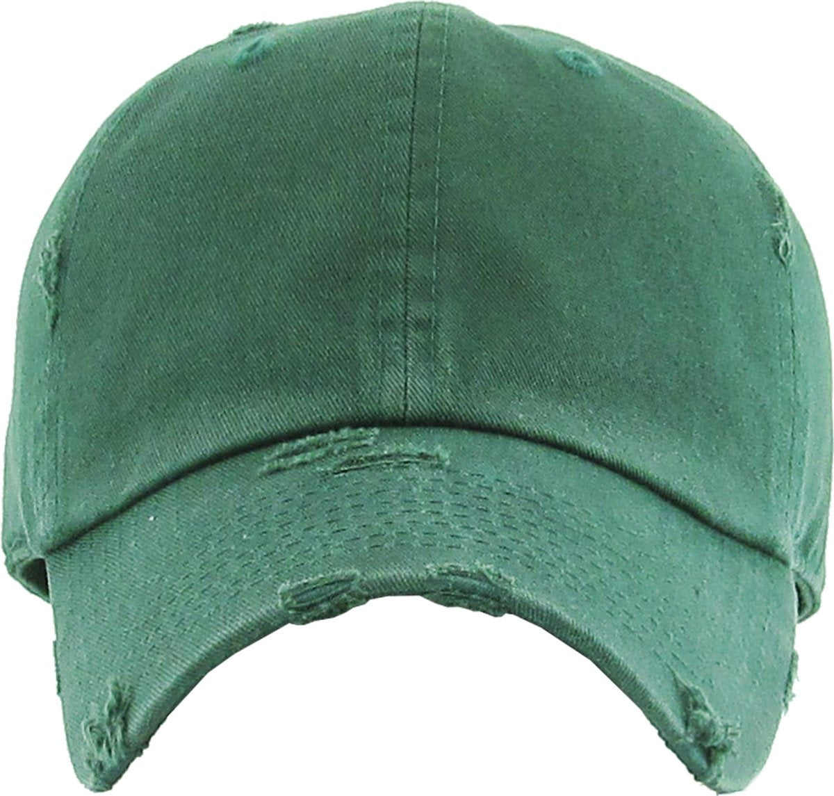 KBETHOS KBE-VINTAGE HGN Vintage Washed Cotton Baseball Cap, Heather Green