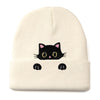Cat Hat Beanie for Lovers - Cute Women's Embroidery Themed Gifts for Mom - Funny Novelty Trendy Stuff
