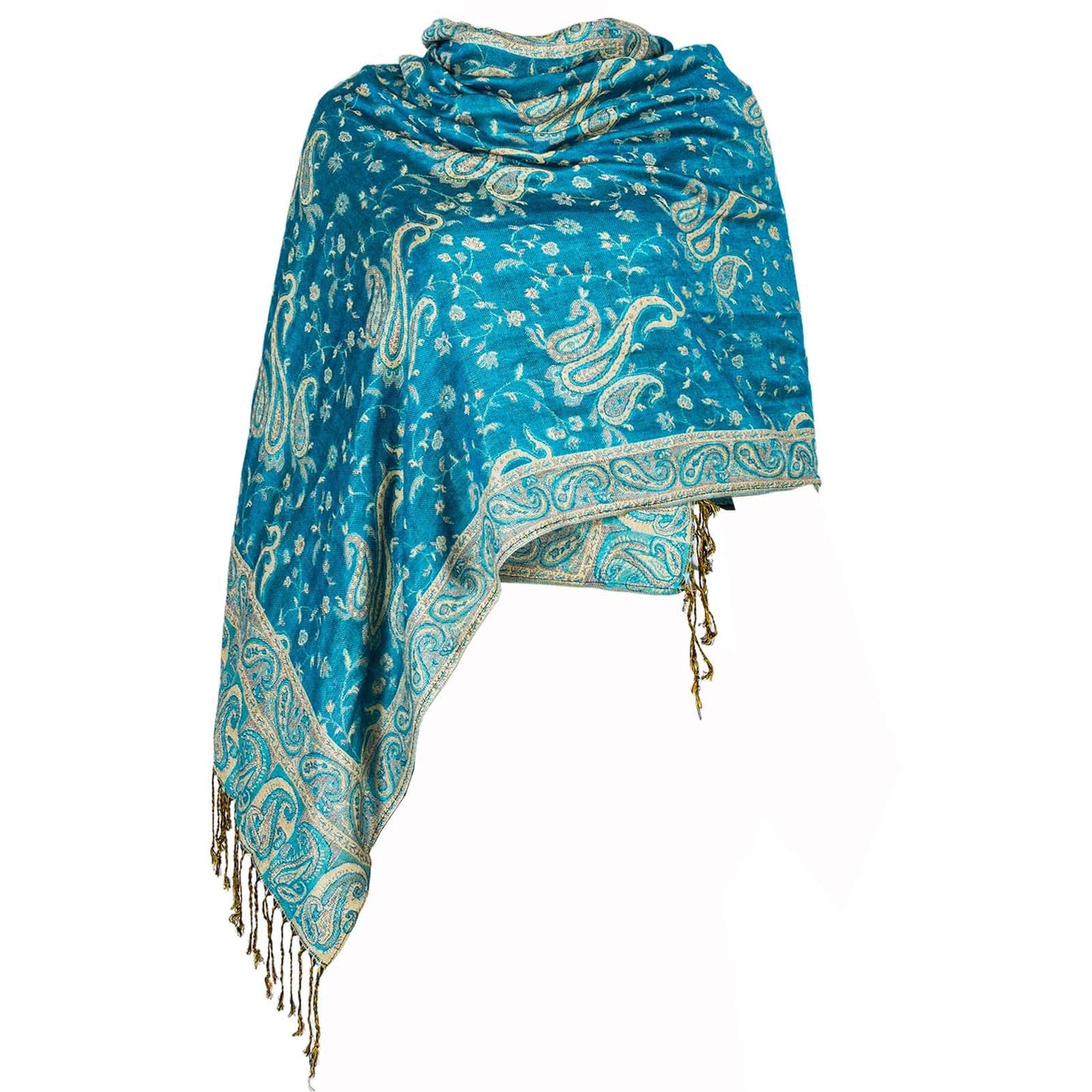 Pashmina Feel Shawls Wraps Rave Scarf for Women Soft Silky Reversible Men Scarves Hijab