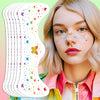 Pride Freckles Face Tattoo - Rainbow Butterfly & Glitter Temporary Tattoos | Waterproof LGBTQ+ Face Sparkles for Pride Parade, Festival Celebrations (8 Sheets)