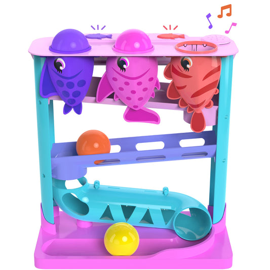 Move2Play, Feed The Fish | Interactive Baby & Toddler Toy | 1, 2+ Year Old Gift & Birthday Present | Boys & Girls Babies Ages 6, 7, 8, 9, 10, 12, 18, 24+ Months Old