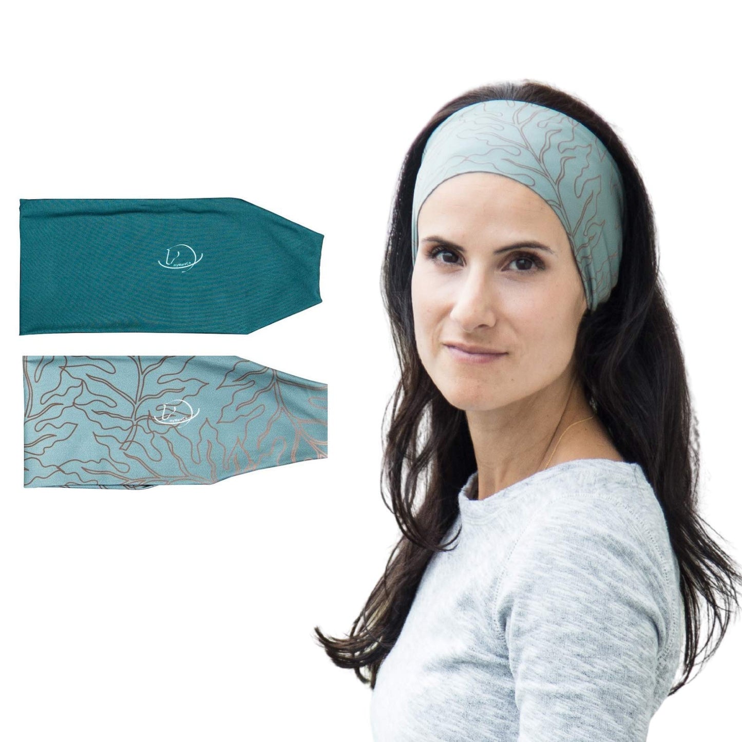 Equestrian Headbands Designed to Wick Moisture and Protect Hair Under Helmets, for Horseback Riding, Biking, and Securing Ear Buds