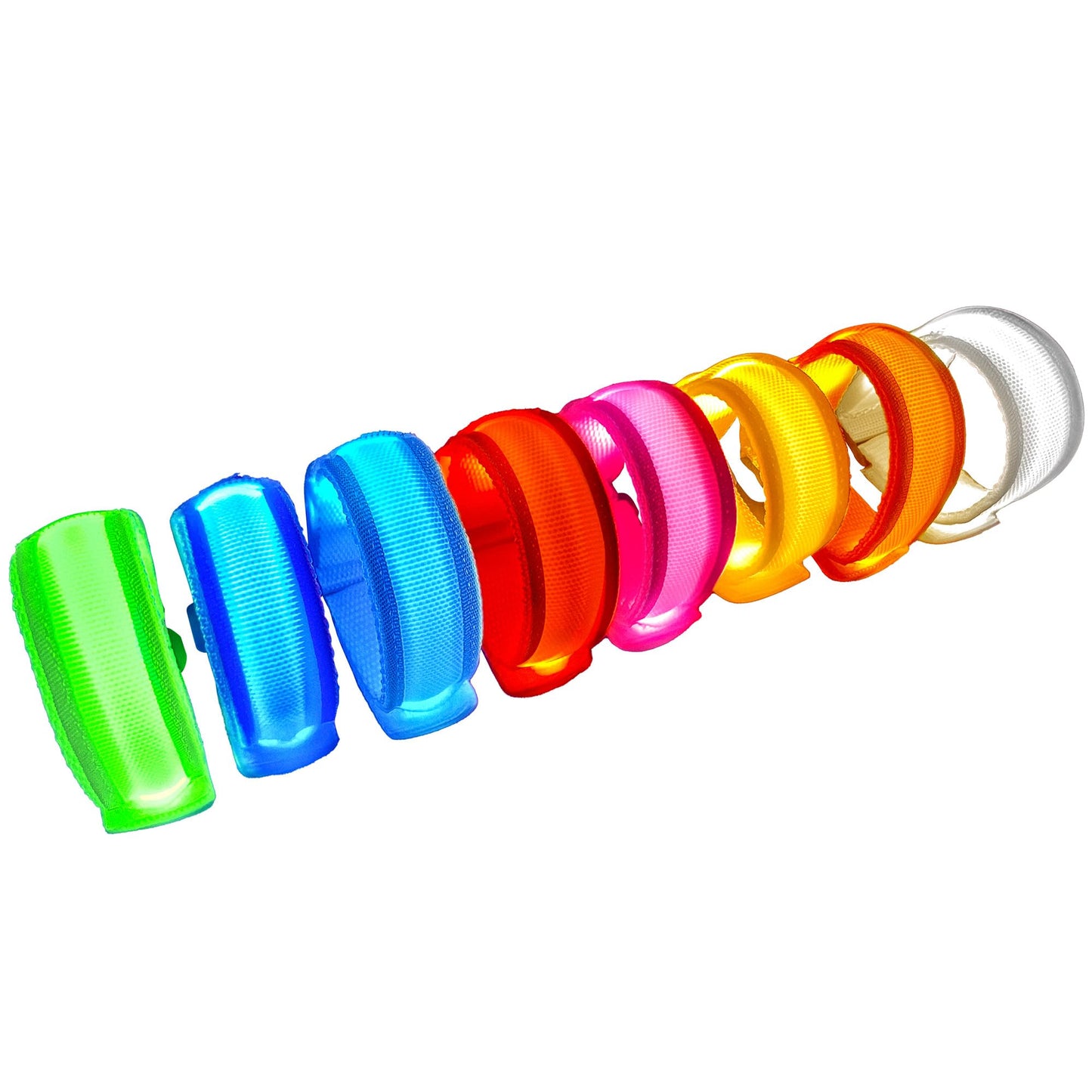 KIRALUMI 8 PCS LED Glow Bracelets, Light Up Bracelets for Kids Adults - Glow in The Dark Party Bracelets Favors Supplies for Christmas, Concerts, Festivals, Game Prizes, Sports, Rave Accessories.