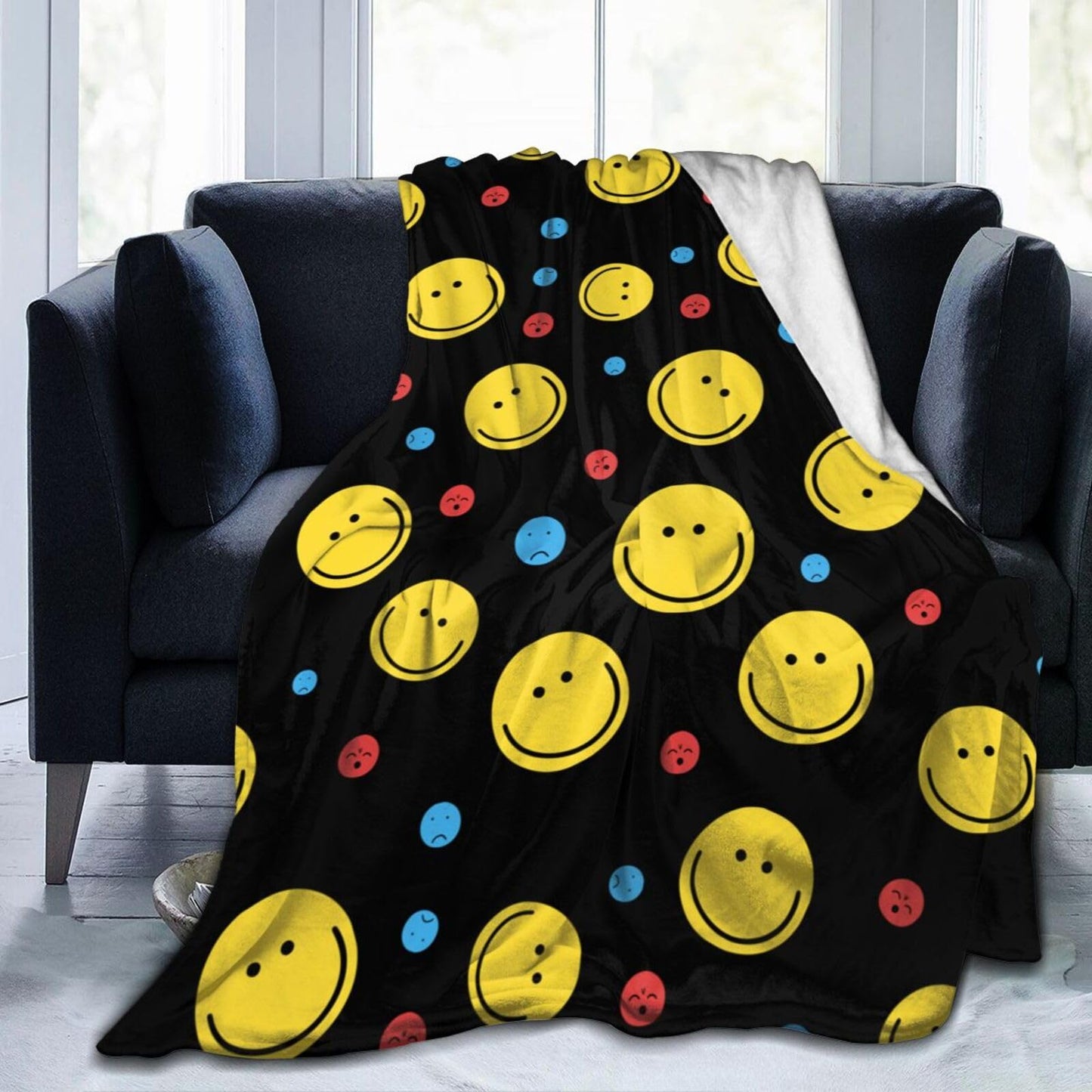 Funny Horse Throw Blanket Soft Fleece Blanket Men Women Gift for Kids Boys Girls for Party Couch Sofa Bed Deco Blankets 60x50 Inches