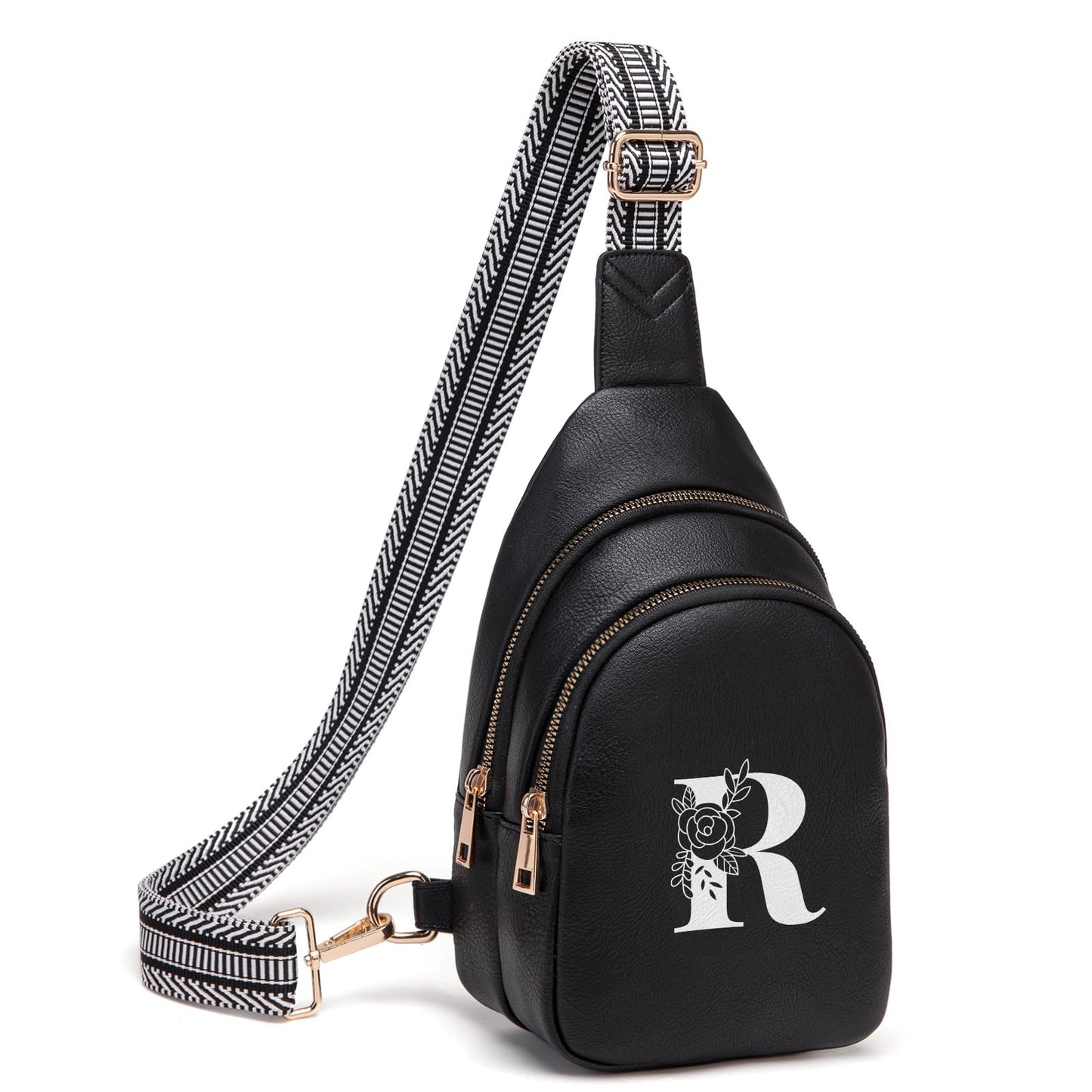 Crossbody Bags for Women Initial Sling Bag Cross Body Fanny Packs Personalized Gifts for Mom Women Wife