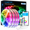 DAYBETTER LED Strip Lights 130ft Lights Strip for Bedroom, Desk, Indoor Room Bedroom Brithday Gifts RGB Decor with Remote and 24V Power Supply