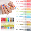 12 Colors 3D Nail Art Pens, Fine Tips 0.5 MM Nail Polish Pens Quick-Drying EBANKU Acrylic Nail Paint Point Dotting Liner Pen Tools for Home & Salon Manicure DIY
