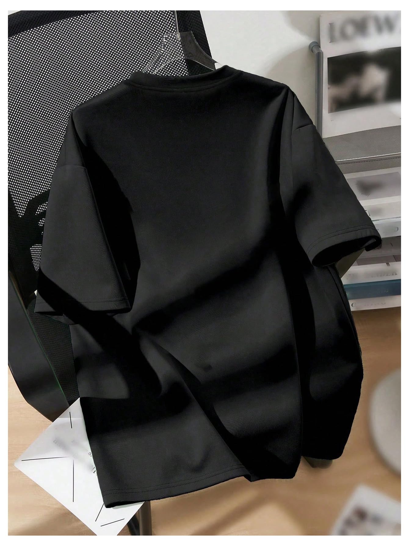 VIPWOLF Boy's Cartoon Graphic Tee Shirt Short Sleeve Crew Neck Cool T Shirts Black 11-12Y