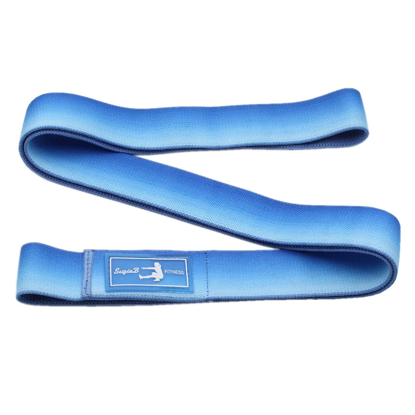 SuzieB Fitness Long Band for Women, Workout Legs, Shoulders, Arms and More - Light/Medium and Medium/Heavy Resistance in Tan and Black Cheetah, White and Black Marble, Dark Pink and Navy Tie Dye and Rainbow