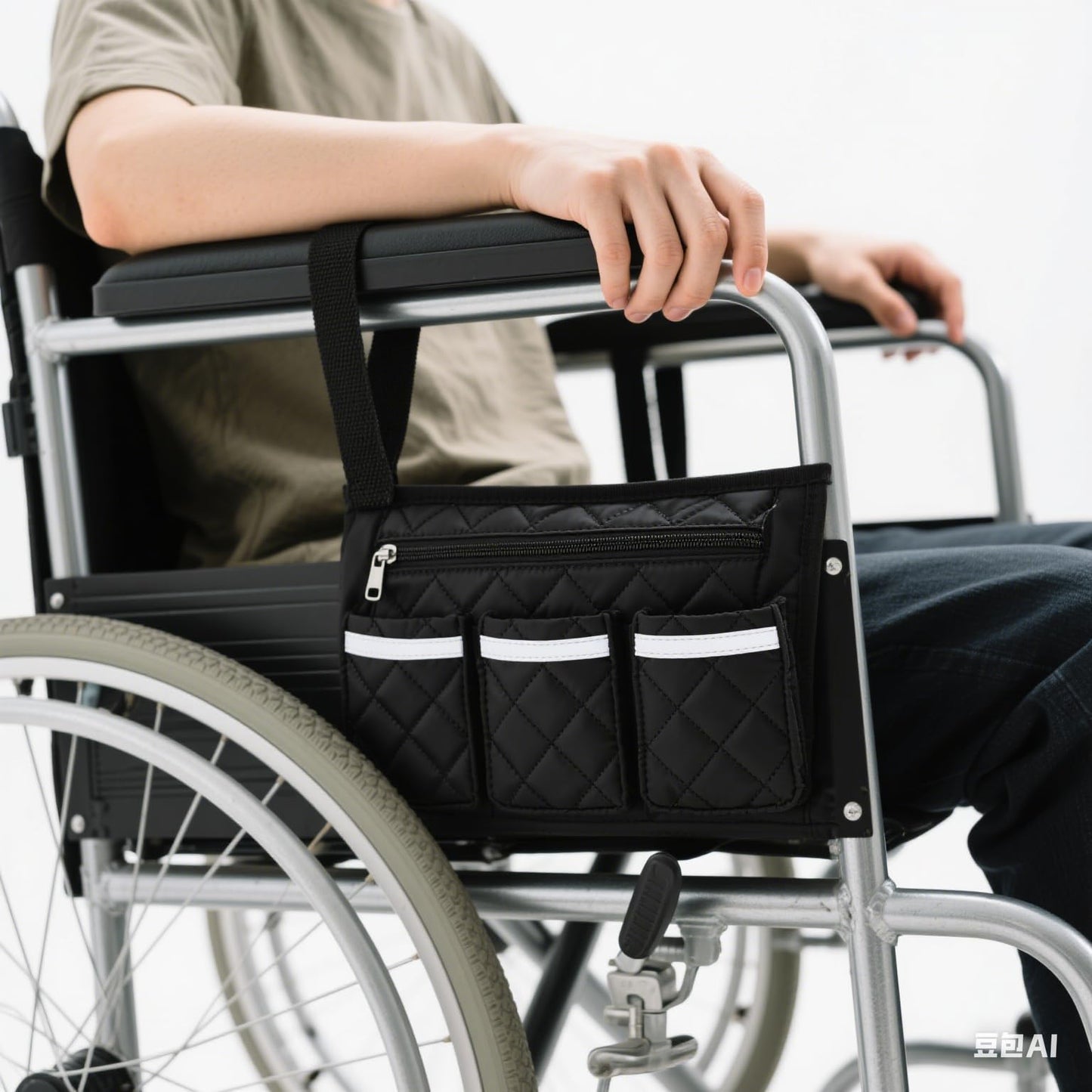 Stroller Caddy Stroller Organizer With Cup Holder, Non Slip Straps Stroller Bag for Phone, Pet Stroller Accessories,Universal Stroller Organizer, stroller caddy,Fits Single & Double Strollers