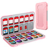 HEIYING Switch Game Card Case for Nintendo Switch 2/ OLED / Lite,Custom Pattern Memory Games Holder Case with 16 Game Card Slots and 16 Micro SD Cards Slots