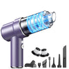KMM Handheld Car Vacuum Cleaner, 9000Pa Vacuum Cleaner and Air Duster, 120W High Power Hand Held Vacuum with LED Light and Multi-Nozzles for Car, Home, Office, Pet