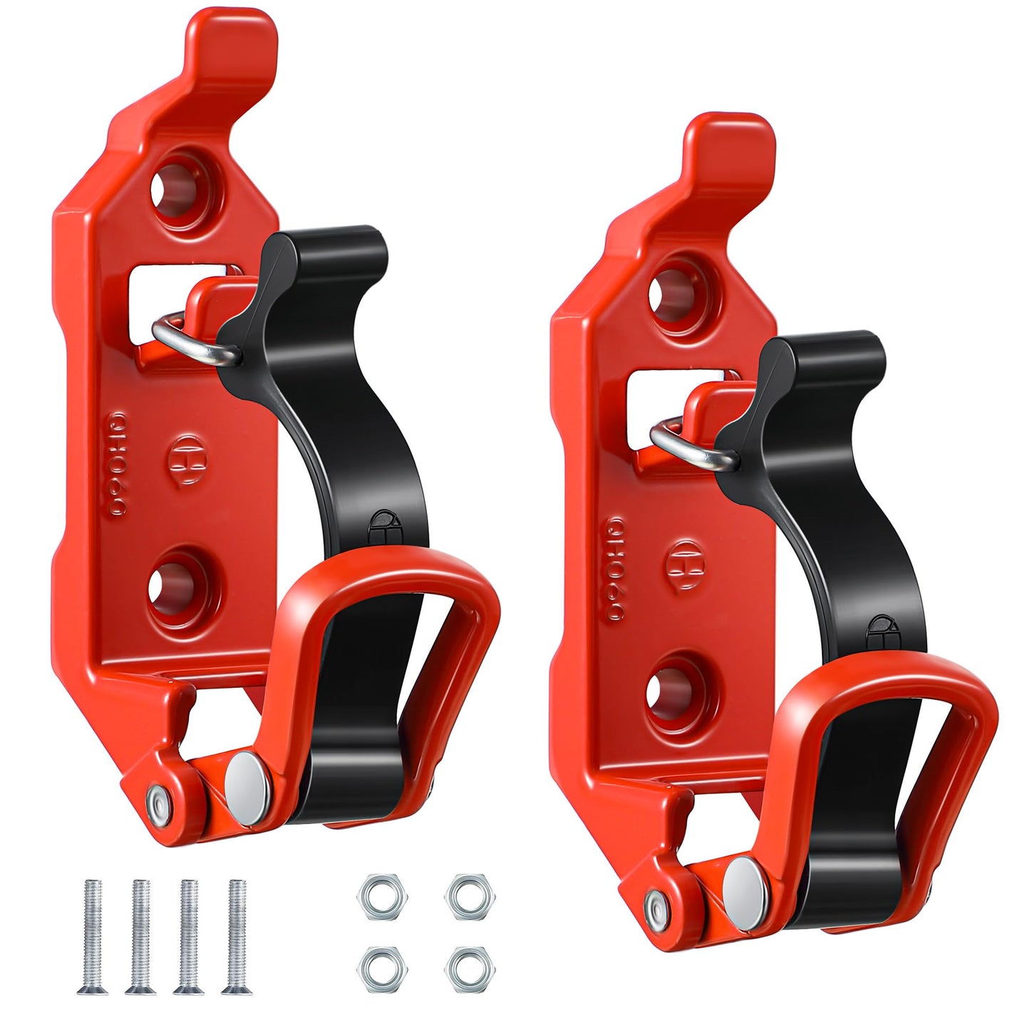 6 Pcs Shovel Holder for Truck, Heavy Duty Shovel Mounts for Roof Rack, Quick Release Axe Holder Mount Kit, Metal and Rubber Car Accessories/ Garage Storage/ Truck/ Wall Mounting Brackets