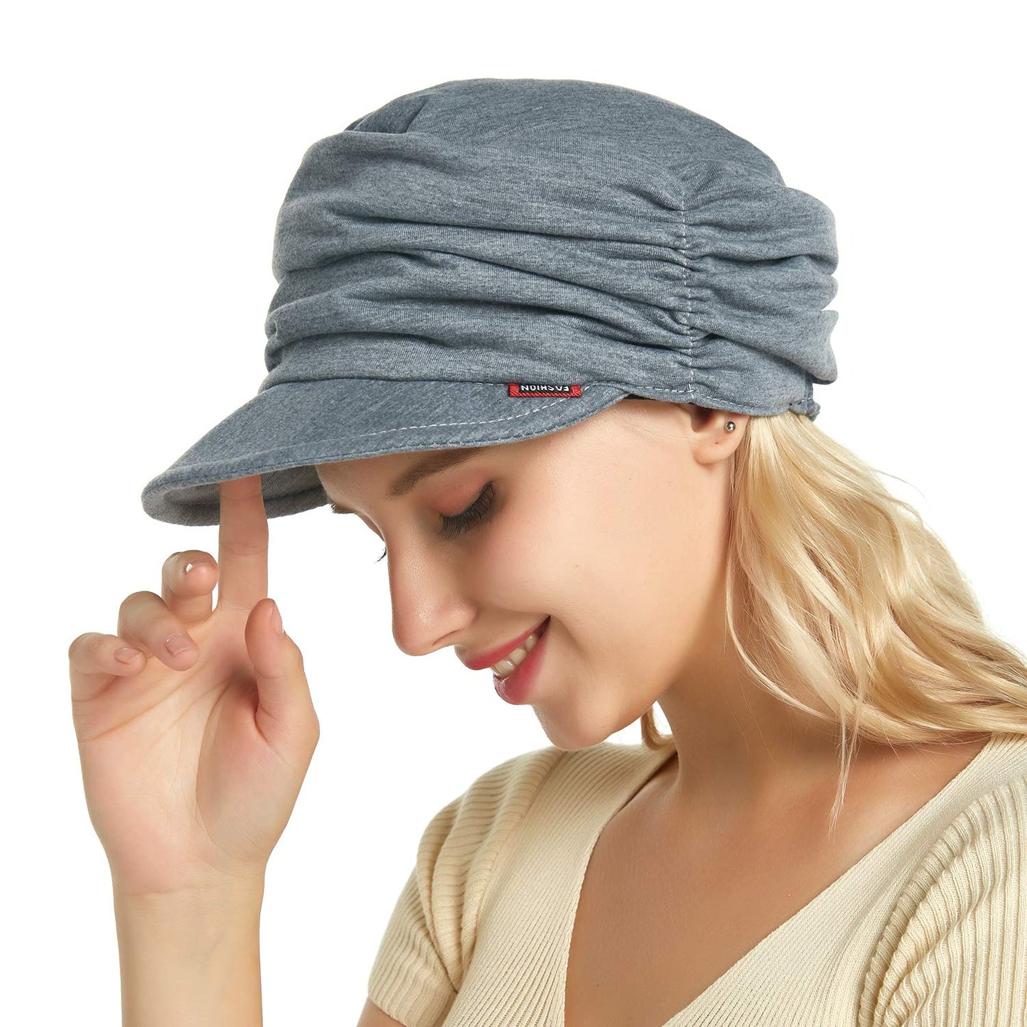 Fashion Hat Cap with Brim Visor for Woman Ladies, Best for Daily Use