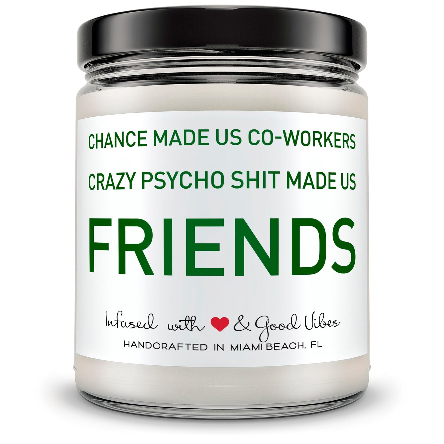 Best Friend Candle - Sister Candle - Funny Birthday Gifts for Women - Hand Poured in The USA - 9 oz - Bestie Gift - Cotton Wick, Cute Christmas Friendship Gifts Ideas, Valentines Day