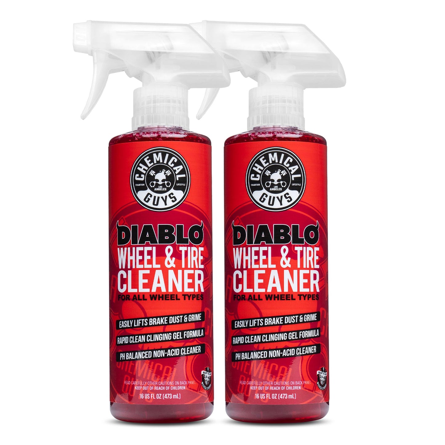 Chemical Guys CLD_997_16 Diablo Gel Oxygen Infused Foam Wheel And Rim Cleaner, Concentrated (Safe on All Wheel & Rim Finishes), for Cars, Trucks, SUVs, Motorcycles, RVs & More 16 fl oz