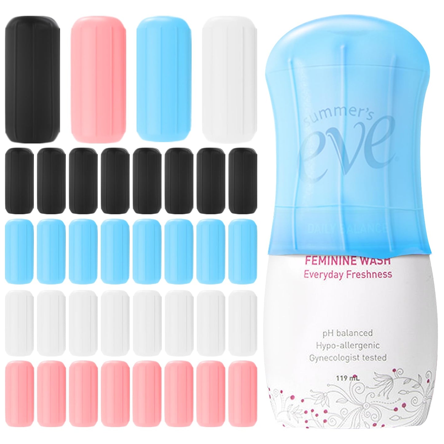 16 Pack Silicone Bottle Cover,Travel Essential for Women Men,Cruise Ship Essentials 2025,Beach Vacation Essentials,Travel Size Toiletries,Airplane Travels Accessories Elastic Sleeves for Leak Proofing