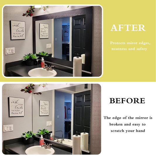 10M Black Wood Grain Removable PVC Waterproof Border Wall Decor Removable Self Adhesive Kitchen Bathroom Tiles Sticker Wallpaper 4.2x390 (4inch)