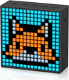 Divoom TimeBox Evo -- Pixel Art Bluetooth Speaker with 16x16 LED Display APP Control - Cool Animation Frame & Gaming Room Setup & Bedside Alarm Clock- Black