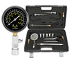 BETOOLL 13pcs Compression Tester with Spark Plug Tester - 300PSI Engine Cylinder Compression Gauge Automotive Tool
