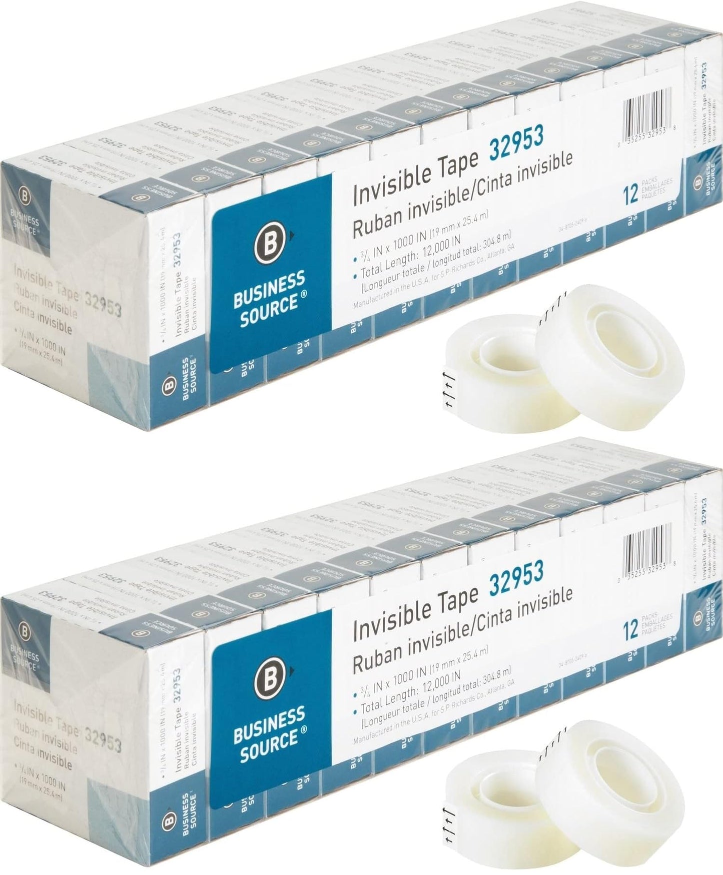 Business Source Premium Invisible Tape Value Pack