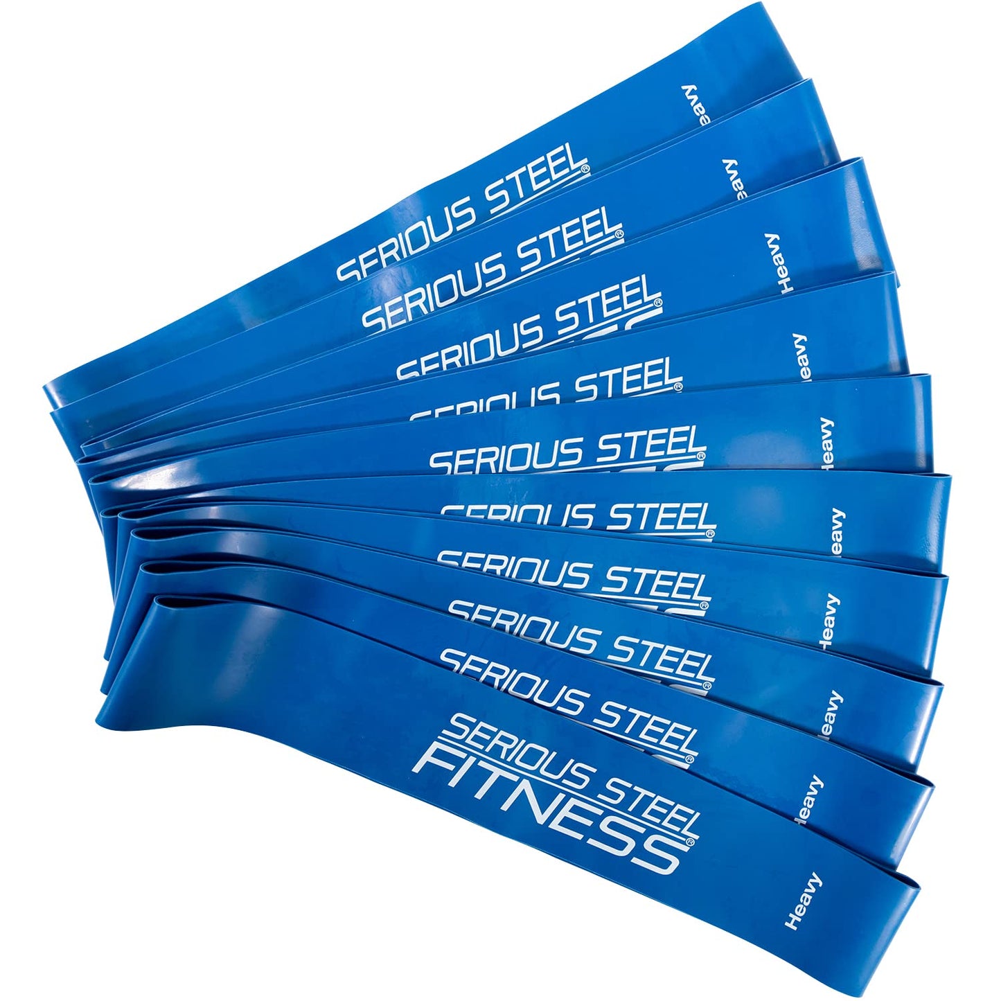Serious Steel Fitness Mini Resistance Loop Bands | Rehab and Prehab Stretch Bands | 12" Exercise Workout Bands (Sets of 5 Pack and Sets of 10 Pack Trainer Options Available!)