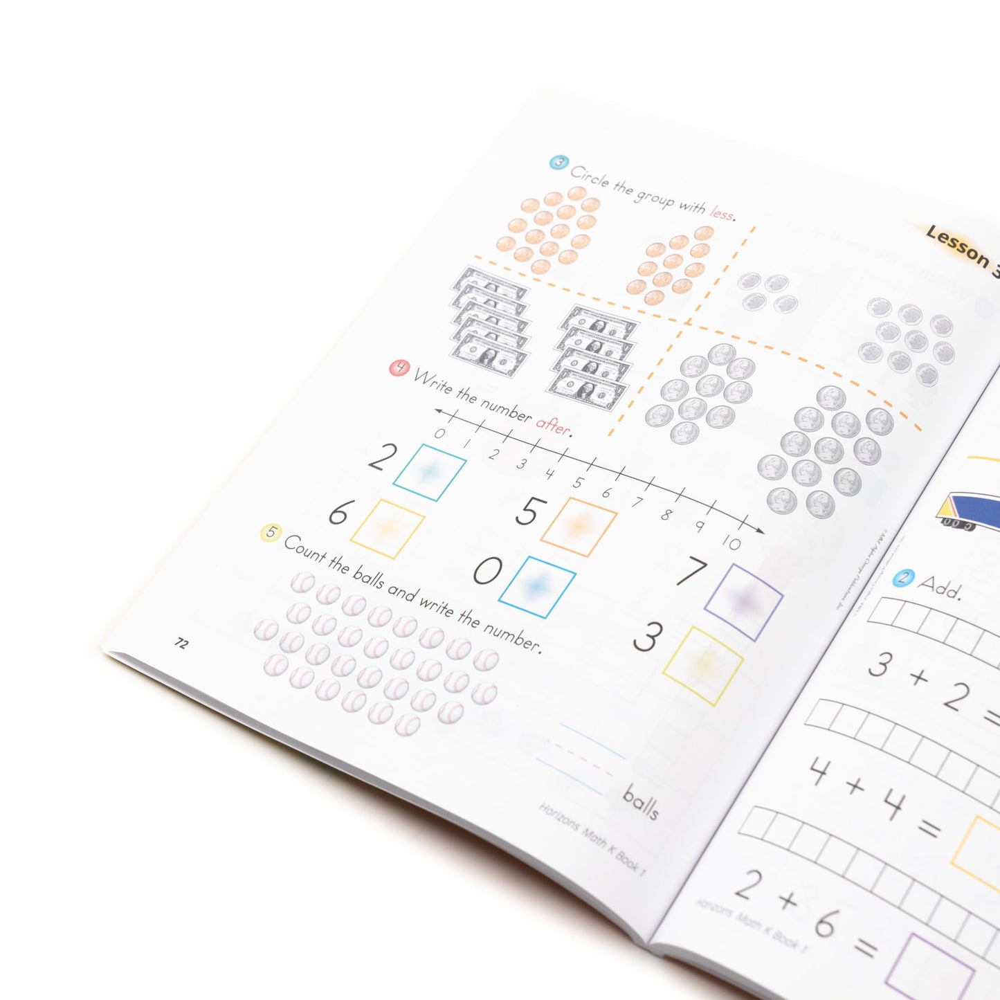 Horizons Kindergarten Math Student Book 1 (Lifepac)