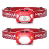 Lepro HeadLamp, 2 Pack Super Bright LED Head lamp with 6 Lighting Modes, Waterproof, Battery Powered LED Lightweight Headlight for Cycling Running Camping for Kids Adults