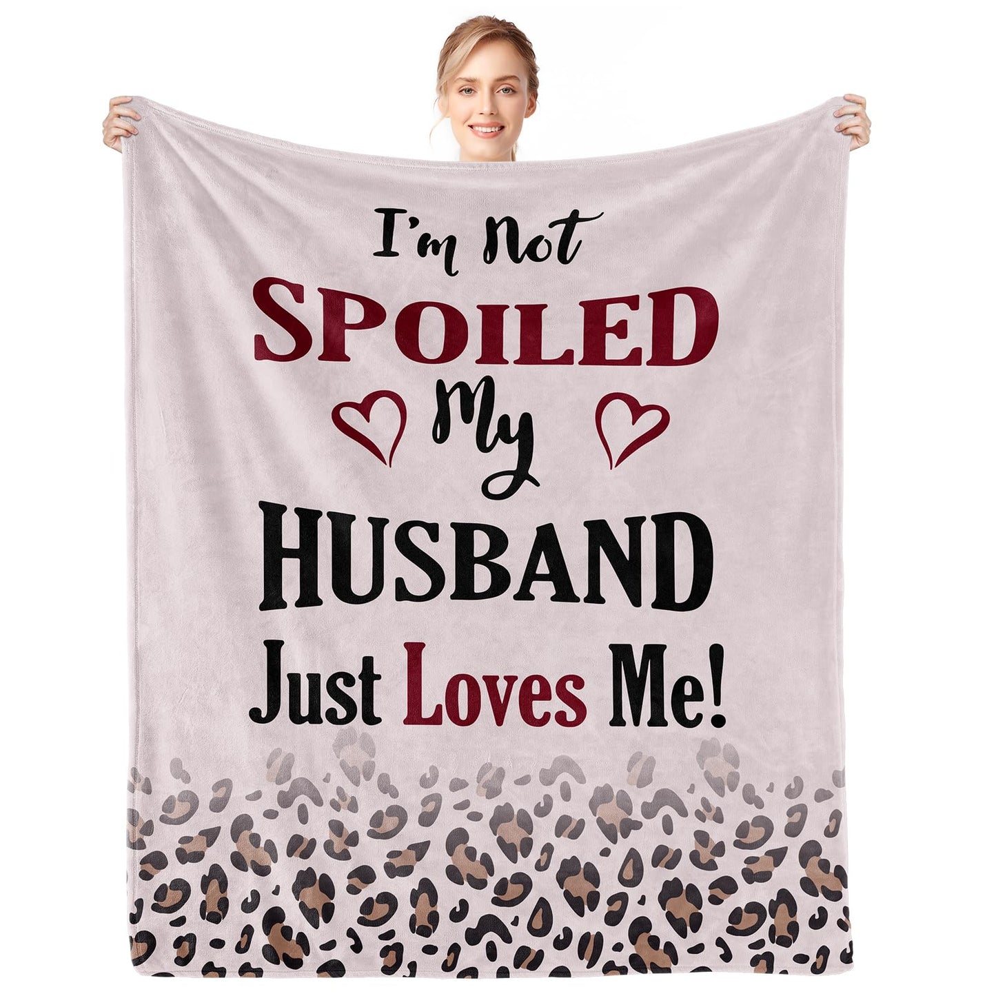 CENSIHER Gift for Wife from Husband to My Wife Blanket Wedding Anniversary Romantic Gifts for Women Birthday Christmas Valentine's Mother's Day Healing Thoughts Blanket Presents for Her