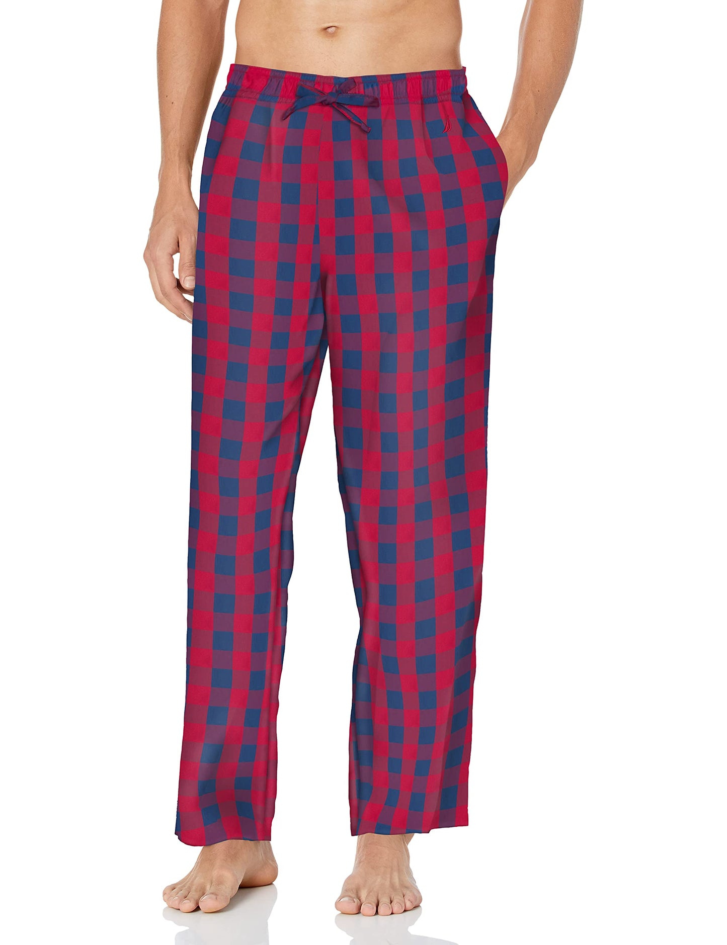 Nautica Men's Soft Woven 100% Cotton Elastic Waistband Sleep Pajama Pant