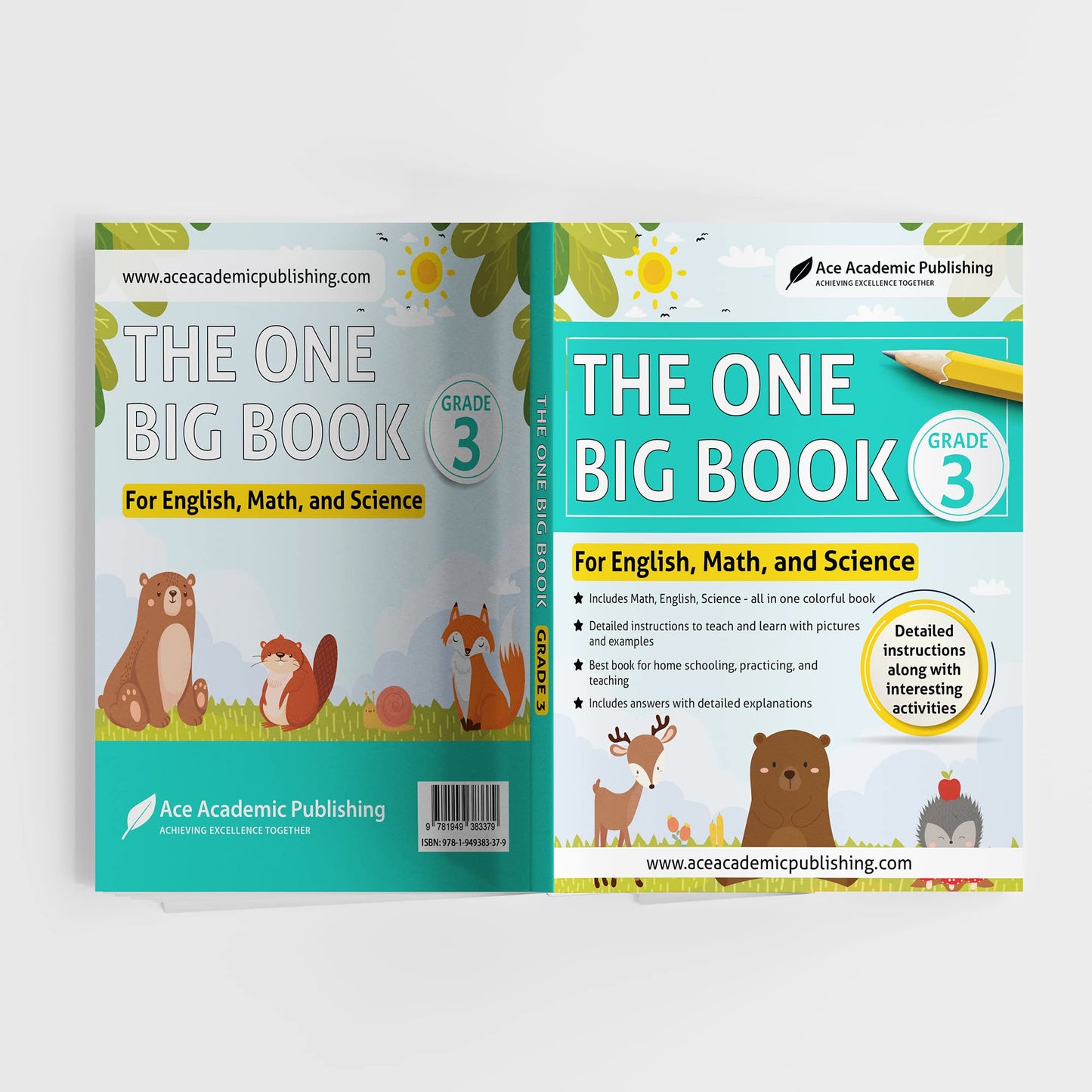 The One Big Book - Grade 3: For English, Math and Science