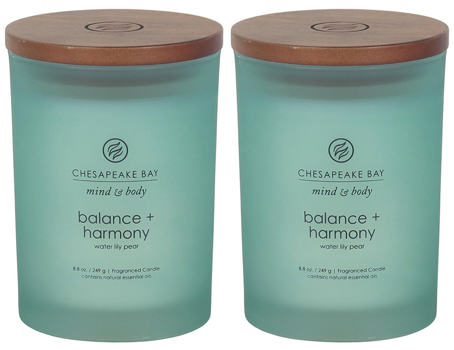 Chesapeake Bay Candle Medium Jar Scented Candle Serenity + Calm (Lavender Thyme) Home Décor Orange Gifting Idea Burn Time of 50 Hours