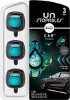 Febreze Unstopables Car Odor-Fighting Car Freshener Vent Clip Fresh Scent, .07 oz. Car Vent Clip, Pack of 4 (Packaging may vary)
