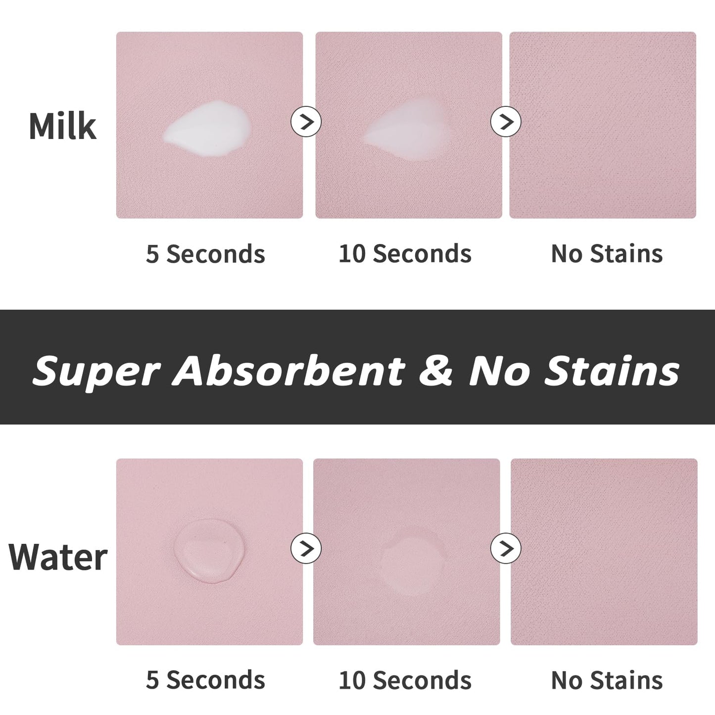 HotLive Pet Feeding Mat - Absorbent Dog Mat for Food and Water, No Stains Cat Bowl Mat, Easy to Clean Pet Placemats, Quick Dry Dog Water Dispenser Mat for Messy Drinkers | Pink 16"x 24"