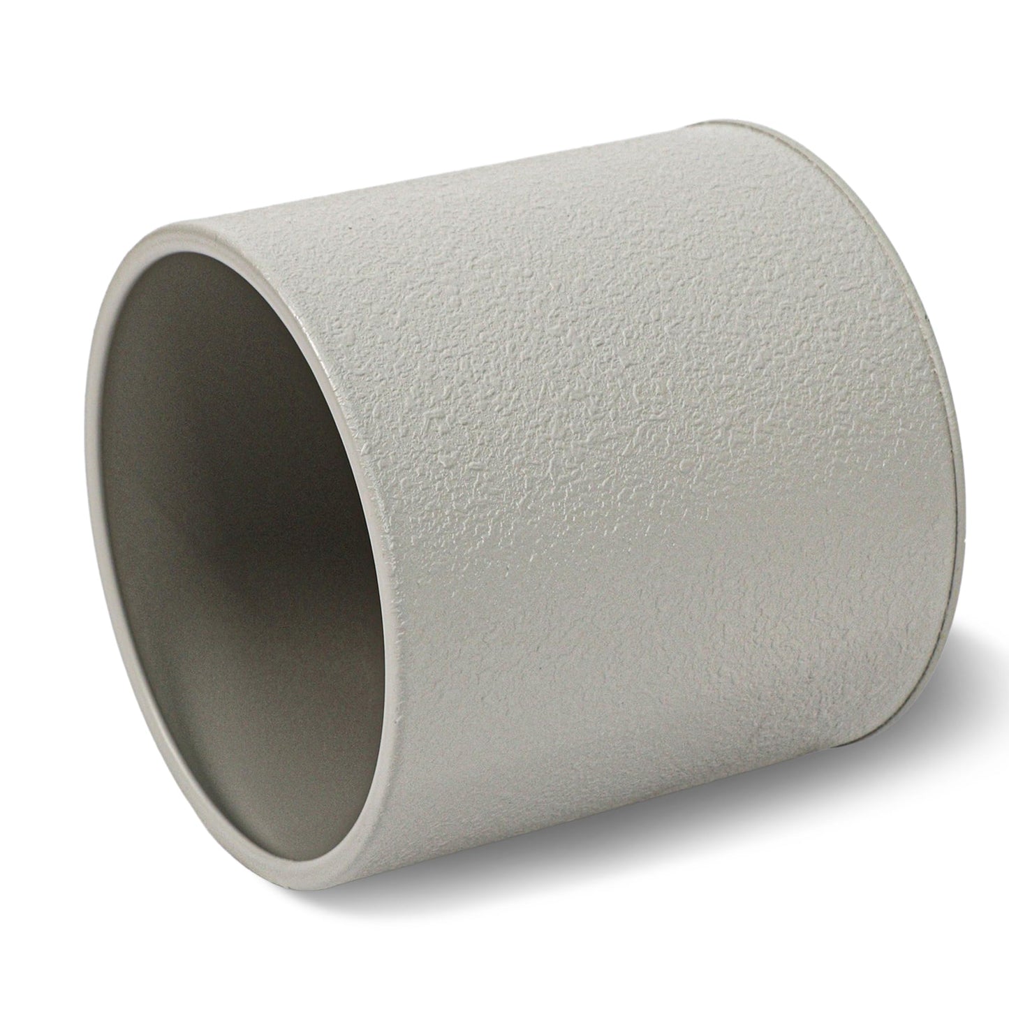 ARNIS Modern Planter Pots, Large Planters with Stand, Set of 2 Metal Planters for Plants with Drainage Holes for Living Room, Office, Garden or Balcony, 8.25 &10.5 Inch, Grey