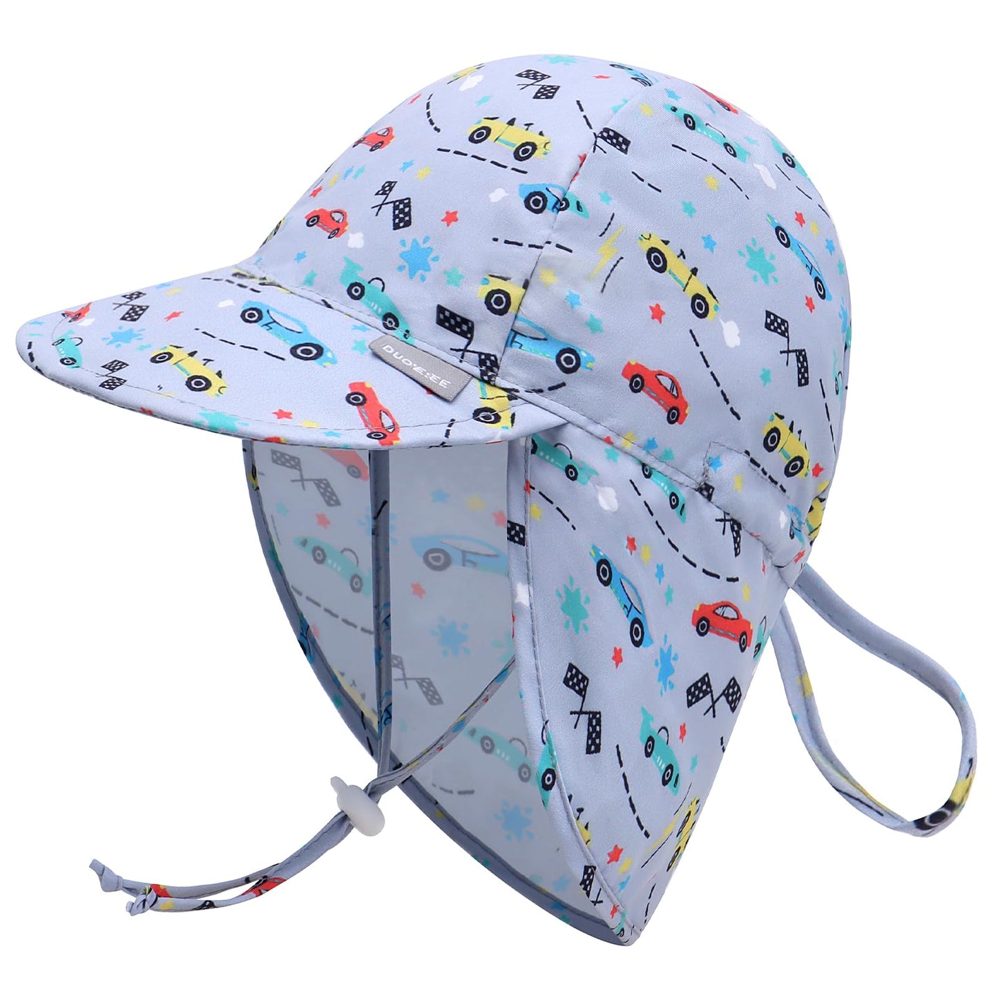 Duoyeree UPF 50+ Baby Sun Hat with Ear and Neck Protection - Toddler Beach Hat for Boys & Girls - Ideal for Summer Fun