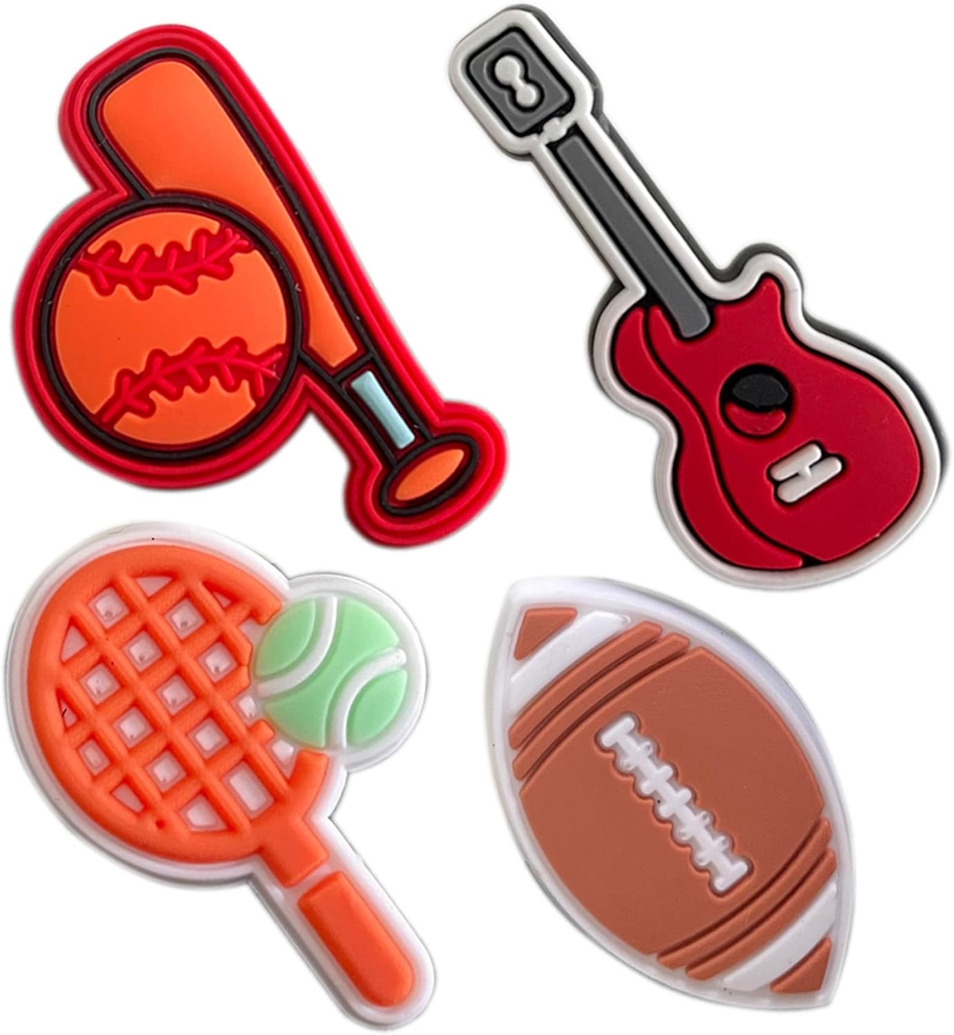 monochef Shoe Charms for Boys Teens: 35pcs Cute Shoe Decoration Charms for Shoes Bracelet Wristband Clog Sandals Party Favors Gifts Kids Adults Basketball Soccer Game Sports