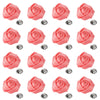 uxcell Lapel Flowers for Men Suits, Lapel Pin for Men Satin Rose Artificial Fabric Flowers Brooch Boutonnieres for Wedding Party Prom Ceremony