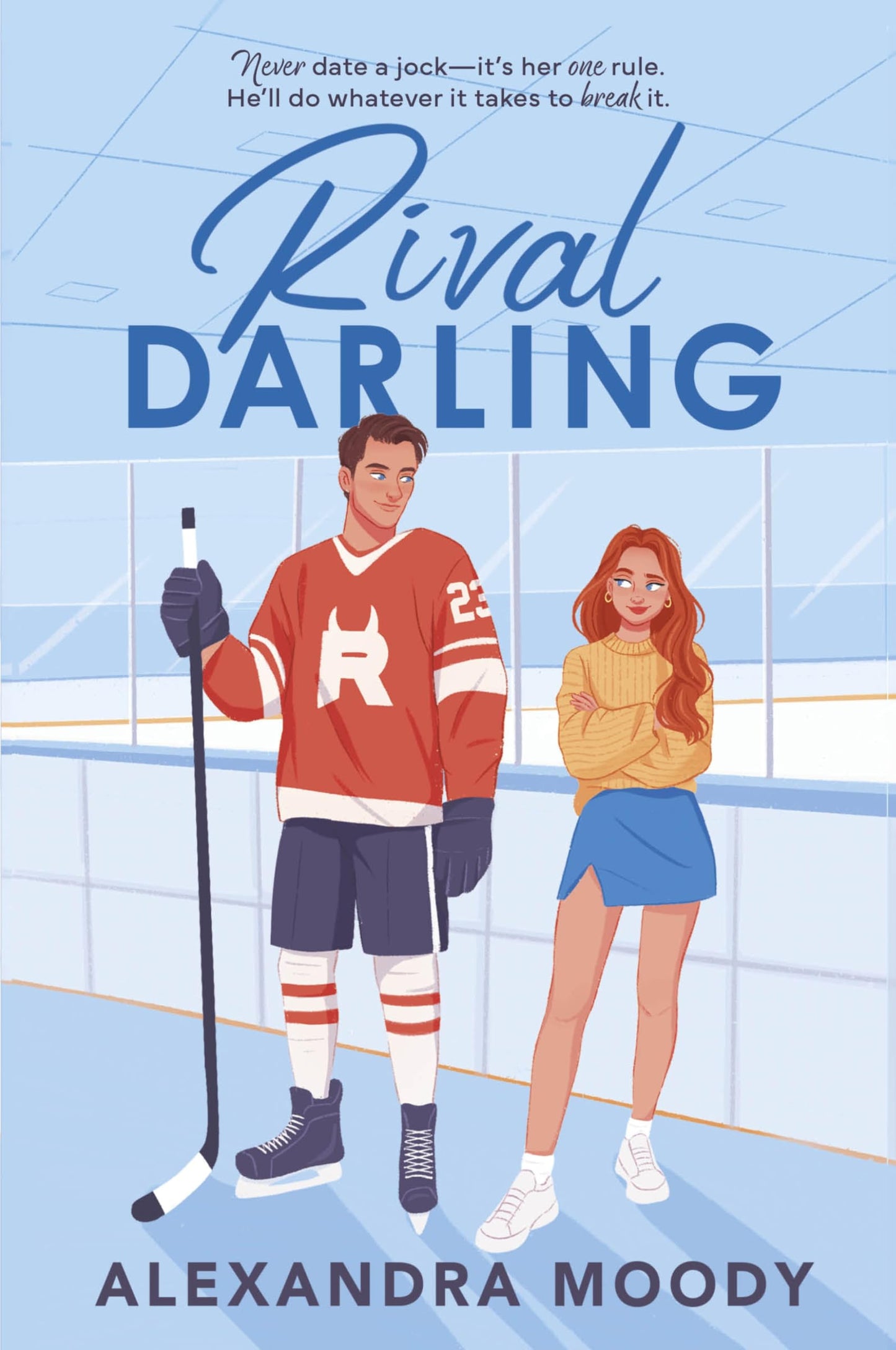 Rival Darling: A Charming YA Wholesome Romance Featuring Rival Hockey Players, Fake Dating, and Unexpected Love (The Darling Devils, 1)